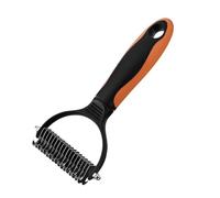 Pet Double Side Comb, Dog Brush for Shedding, 2 spazzole laterali per puppies, gattini, criceti, gatti, ABS Rubber Stainless Steel, Pet Supplies, Blue Orange Green