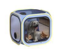 Pet Dryer Box, Portable Drying Crate for Cats Dogs Puppy, Grooming Cage with Anti Hair Flying Design, Ideal Compact Home House Room Carrier for Daily Use Travel Bath Time Care