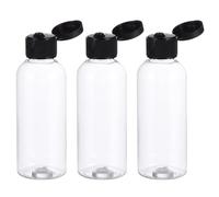 Pet e Pp Flaconi 30 Pezzi Ricaricabili 80ml, Neri da Viaggio | Contenitori per Toeletta, Facili da Portare in Trasferta e Vacanze Familiari, Uso Versatile
