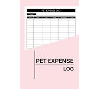 Pet Expense Log Book: Necessary and Complete Budget Planner for Dog, Cat & Small-Pet Owners to Record Monthly Spending and Keep Your Furry Friend’s Finances on Track