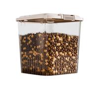 Pet Food Container - Airtight Puppy Treat Holder,Dog Food Storage, Dog Foods Storage | Clear Pet Foods Keeper for Kitchen Outdoor Dogs Cat Bunny Bird Rodents Livestock Camping Travel