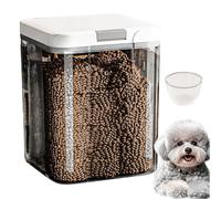 Pet Food Storage - Scatola sigillata trasparente, contenitore LID LID, supporto impilabile, organizzatore multi purpor per le esigenze interne quotidiane | Conservazione durevole per animali domestici