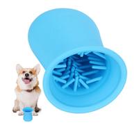Pet Foot Cleaner - Silicone 9 x 9 x 12,5 cm | Portatile Dog Paw Cleaning Cup With Massage Needle Design, Easy Wash For Walking Traveling Home Camping | For Dogs Puppies Hygiene Care Use