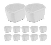 Pet Fountain Filter Replacement - 12 Pack Multi-Layer Filtration Filters, Cat Water Fountain Odor Adsorption Blocking Hair Dirt Debris, Clean Drinking Supplies For Cats Kittens, For Indoor Home