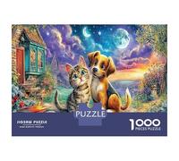 Pet Friends Jigsaw Puzzle Impossibili 1000 Pezzi Interesting Decorazione Per La Casa. Rilassamento E Intelligence Per Adulti E Bambini Da 12 Anni 52x38cm/1000pcs