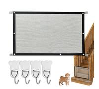 Pet Gate | No Drill Portable Folding Safety Fence Guard | Mesh Pet Gate