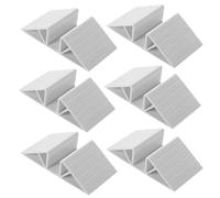 Pet Gate Support Feet 6-Piece Set Dog Fence Stabilizer Base Bracket | pet gate support feet in a 6 pezzi set. Prevents dog gates from shaking and toppling over without needing tools.