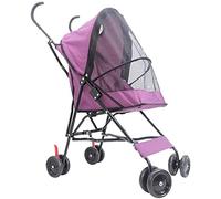 Pet Gear Passeggino per animali domestici, ingresso senza cerniera, per cani/gatti singoli o multipli, pneumatici di grandi dimensioni (viola)