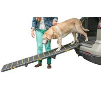 Pet Gear Rampa Riflettente Tri-Fold Travel Lite PG9300RF, Nero/Giallo, XL