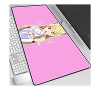 Pet Girl of Sakurasou Tappetino Mouse Gaming 900x 400mm XXL per Mouse e PC, 3mm Mouse Pad Antiscivolo Fondo in Gomma con Bordi Cuciti, A