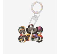 Pet Go Medagliette identificative a forma di fungo magico personalizzate per cani e gatti, a forma di osso, in acrilico, bianco, medie