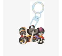 Pet Go Medagliette identificative a forma di fungo magico personalizzate per cani e gatti, in acrilico a forma di osso, blu cielo, piccole