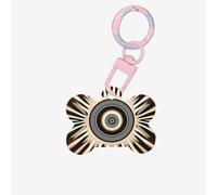 Pet Go, Medagliette identificative Energy Vortexes personalizzate per cani e gatti, in acrilico a forma di osso, rosa chiaro, medie