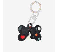 Pet Go Medagliette identificative per cani e gatti personalizzate con il sentiero attraverso la foresta fitta, a forma di osso, in acrilico, bianco, piccole