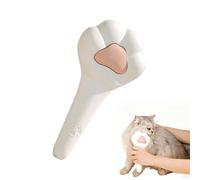 Pet Groom Brush, Cat Slicker Tool, 7.48x3.94x1.97in Paw Shape Undercoat Detangling Brush with Soft Pin System, Gentle Shedding Care Device, Ergonomic Grooming Design, Home Pet Use