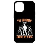 Pet Groomer by Day Zombie by Night Divertente Halloween Creepy Custodia per iPhone 12/12 Pro