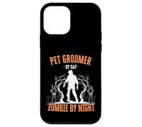 Pet Groomer by Day Zombie by Night Divertente Halloween Creepy Custodia per iPhone 12 mini
