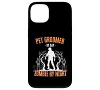 Pet Groomer by Day Zombie by Night Divertente Halloween Creepy Custodia per iPhone 13