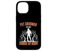 Pet Groomer by Day Zombie by Night Divertente Halloween Creepy Custodia per iPhone 14