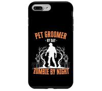 Pet Groomer by Day Zombie by Night Divertente Halloween Creepy Custodia per iPhone 7 Plus/8 Plus