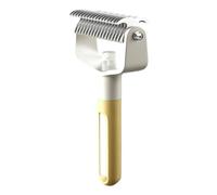 Pet Grooming Brush - Comoda maniglia per cani Cleaning Bathing | Anti Static Bristle Design with Grooming, Coat Care Accessory for Small Medium Large Long Short Hair Pets, 17 x 1 0 cm