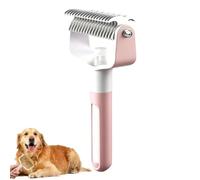 Pet Grooming Brush, Double Sided Detangling Comb, Anti Static Shedding Tool