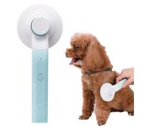 Pet Grooming Brush, Slicker Brush Dog, Pet Grooming Comb, Detangling Pet Comb, Shedding Brush Cat, Pet Nail Grinder, Pet Comb with Nail Grinding, Self-Cleaning Grooming Brush, Cat Dog Shedding,