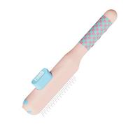 Pet Grooming Cat Comb Anti Slip Shedding Brush Tools, Self Cleaning Metal Teeth Tool Remover Dog Puppy Animal Care Indoor Home | Perfect/suitable/ideal for Use Control Hair Maintenance