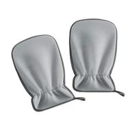 Pet Grooming Glove, Remover Mitt, 9.45x6.3 in Animal Shedding Tool, Waterproof Double Sided Design, Gentle Massaging Bristles for Training, Bathing, Daily Brushing