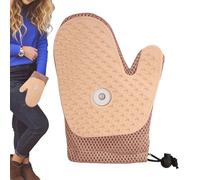 Pet Grooming Gloves, Shedding Massage Mitt, Built-In Spray Feature, Reusable Cleaning Tool, Soft Flexible Bristles, Perfect for Removing Pet Hair from Furniture, Cars, 1 Piece