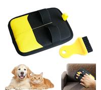 Pet Grooming Hair Remover Glove - Washable Static Grip Mitt for Shedding Control, Comfortable Hand Brush for Cats Dogs, Multi Lint Catcher | Bedding Couch Laundry Cushion Care Tool