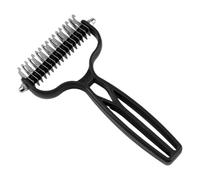 Pet Grooming Rake | Loose Hair Removal Ergonomic Handle Tool