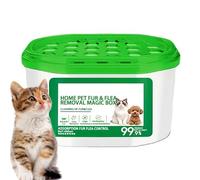 Pet Hair and Flea Removal Box,Air Purification Dehumidification,Air Purification Dust Box | for Dog Owners Travelers Home Office Dorm Apartment Bedroom Living Room Study Nursery Kitchen Hotel