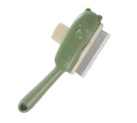 Pet Hair Comb, Brush Dog Grooming Shedding, Bear Shape Cleaning Combing Kitten Care, Puppy Bath Tool, Gentle Bristle Brushing for Home Use, Indoor Maintenance, Pet Salon Accessory, 21x7.5x2.5cm