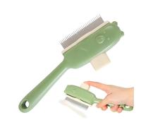 Pet Hair Comb, Cat Detangling Brush, 2.95x8.27inches, Grooming Massage Tool, Gentle on, Easy-Clean Design, Ideal for Daily Use, Bathing, Travel, Apartment, Indoor and Outdoor Home Care