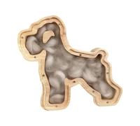 Pet Hair Keepsake Box - Wooden Memorial Storage Container, Clear Window