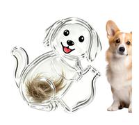 Pet Hair Keepsake Cute Clear Cat - Hair Memorial Keepsake Box for Home Room