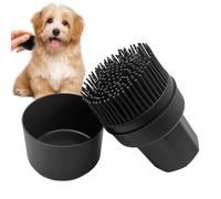 Pet Hair Removal Brush, Brush Dog Grooming Shedding, Gentle Ergonomic Portable Cleaning Kit, 3.22 x 5.59inch Essential Tool for Home Indoor Puppy Kitten Hygienic Bath and Routine