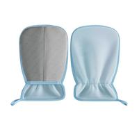 Pet Hair Removal Glove - 2 Pieces De-Shedding Tool,Double Side Pet Grooming Supplies For Long-Haired Bunnies Cats Dogs Shedding Daily Care Puppy Training Salon