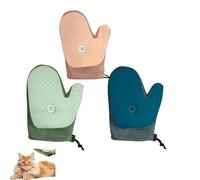 Pet Hair Removal Glove, Multi-Functional Deshedding Gloves for Home Use, Gentle Cat Grooming Gloves for Pets (3 pcs mix)