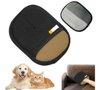 Pet Hair Remover, Furniture and Upholstery, Goves efficace Grooming Gloves with Soft Rubber Tips, Portable Lint Cleaner Tool for Bedding, Couch, Carpet, Mat, Rug Hair Removal