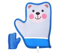 Pet Hair Remover Gloves, Cat Grooming Mitt Tool, Reusable Shedding Brush Cleaner, Gentle Deshedding Glove with Cartoon Design, Ideal for Dogs, Furniture, Clothes, Carpet