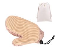 Pet Hair Remover Gloves, Dog Bathing Mittens, 7.87x5.91 Inches Soft Flexible Bristles & Adjustable Comfortable, Gentle Grooming Massage Tool for Kitten Puppy Bunny Bathing Shedding