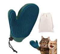 Pet Hair Remover Gloves, Dog Bathing Mittens, 7.87x5.91 Inches Soft & Flexible Design, Gentle Grooming Massage Tool for Kitten, Puppy, Bunny, Hamster Grooming and Care