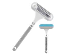 Pet Hairbrush, Dog Lint Remover, Long Handle Tool, 43cm, 4-In-1 Scraper Design, Multi- Cleaner, Couch Carpet Car Clothes Use Cleaning Supplies for Owners Everywhere