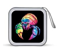 Pet Hermit Crab Colorful CD Case Holder Portable 40 Capacità DVD Wallet Storage Organizer per Auto Viaggi