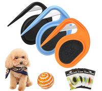 Pet Knotting Comb, Pet Dematting Combs, Detangler Massage Comb for Cats Dogs, Pet Grooming Accessories Eliminates Tangles, Knots and Loosse Hair (3pcs-2)