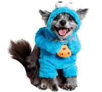 Pet Krewe Scatena The Parade Cookie Monster Dog Costume Sesamo Street Pet Costumi per cani di piccola taglia