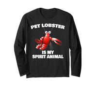 Pet Lobster IS My Spirit Animale Aragosta Maglia a Manica