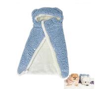 Pet mantello con cappuccio, caldo cane addormentato, morbido cappotto di flanella, per cani e cani, per cani e gatti, accogliente inverno Cloak per interni esterni